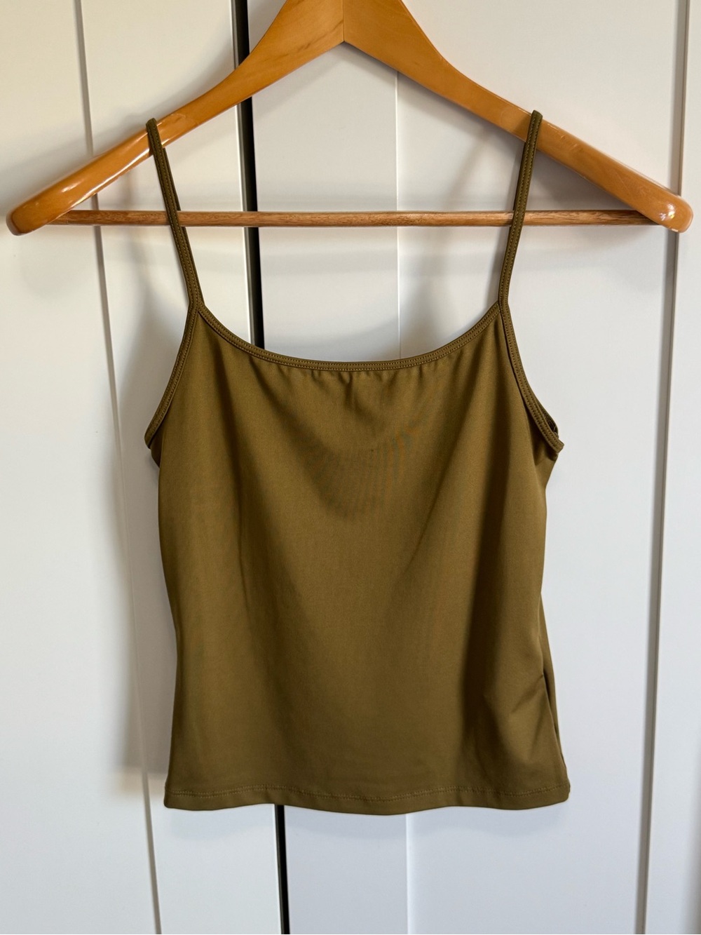 H&M Green Spaghetti Top